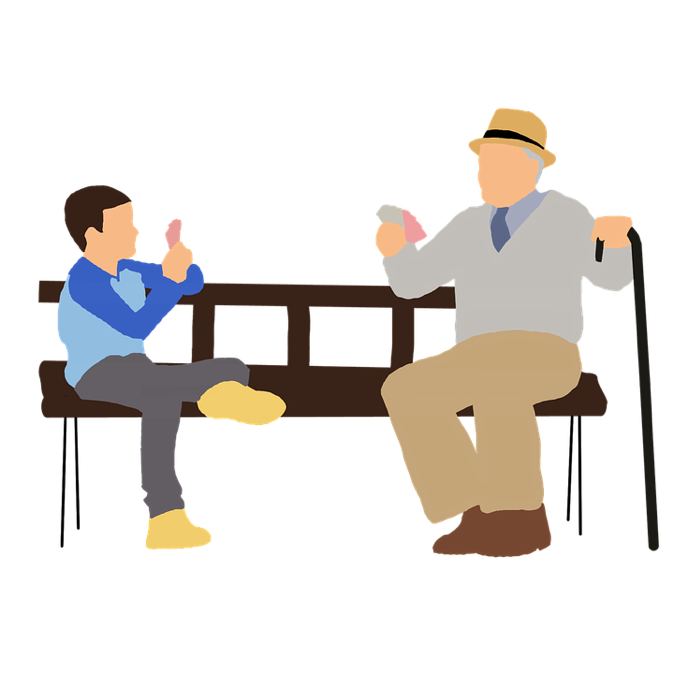 youngster+elderly